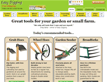 Tablet Screenshot of easydigging.com